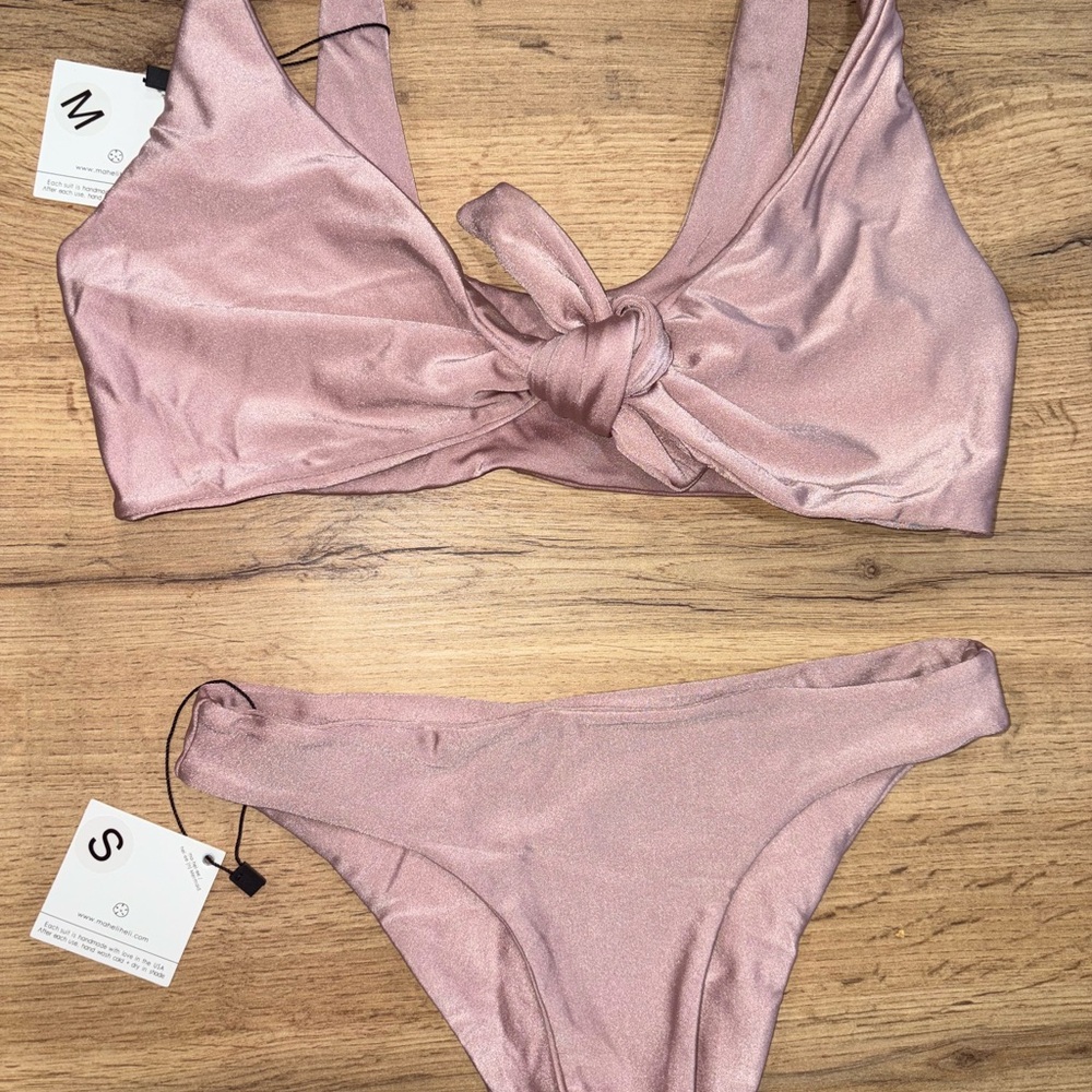 Elegant Pink Bikini Set